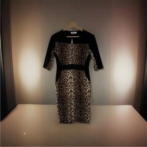 Often Brand Leopard Print Dress Women’s Small